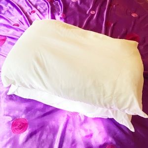 2 x MICROFIBRE STANDARD SIZE PILLOWS FOR QUEEN TWIN DOUBLE BEDS